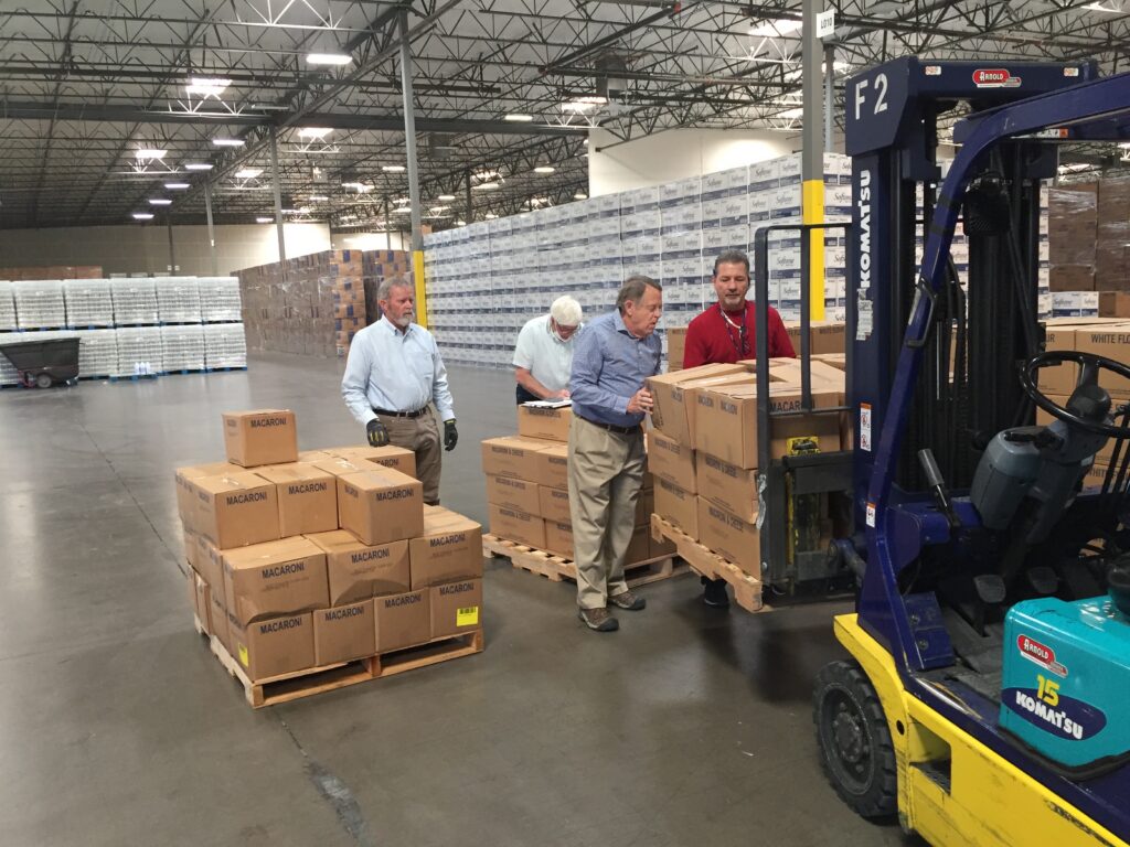 The four individuals who came in 2020 to unload the truck.