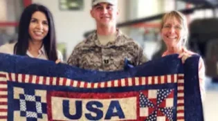 MAKE QUILTS FOR DESERVING VETERANS